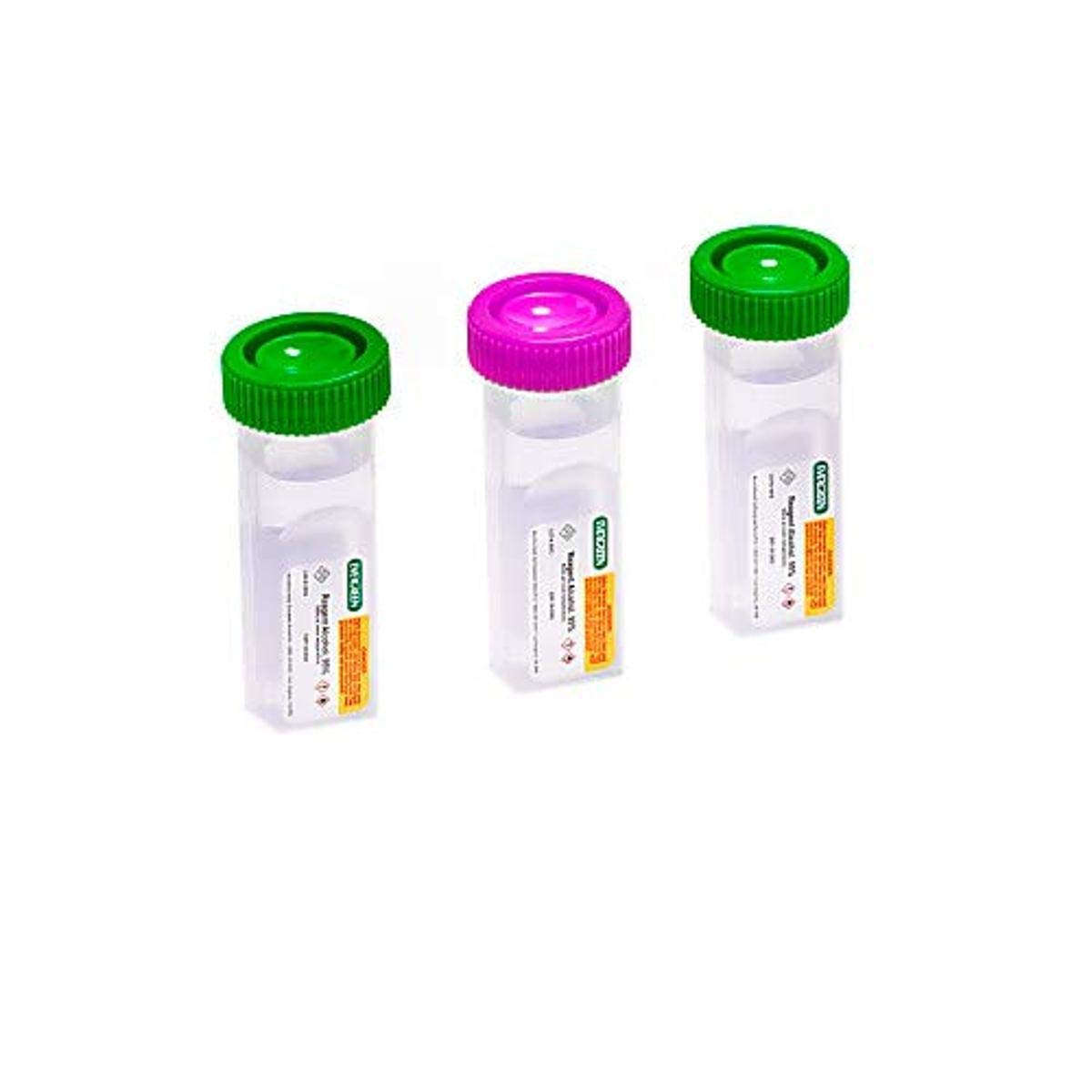 308-5500-B8K Pap-Fix Plus Pap Jar with Blue Cap, Prefilled with Ethyl Alcohol - 100 Pack for Nail Salons, Manicures & Pedicures, Professional Nail Art & Beauty Supplies