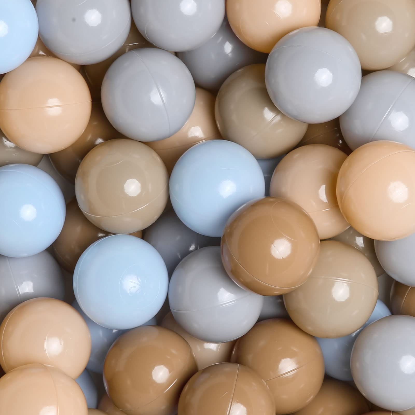 GOGOSO Non-Toxic Crush Proof Play Balls for Toddlers - Pack of 50/100/200, 2.2-Inch Phthalate-Free & BPA-Free Plastic Ball Pit Balls - Perfect for Indoor Playrooms, Daycares, and Sensory Play Activities