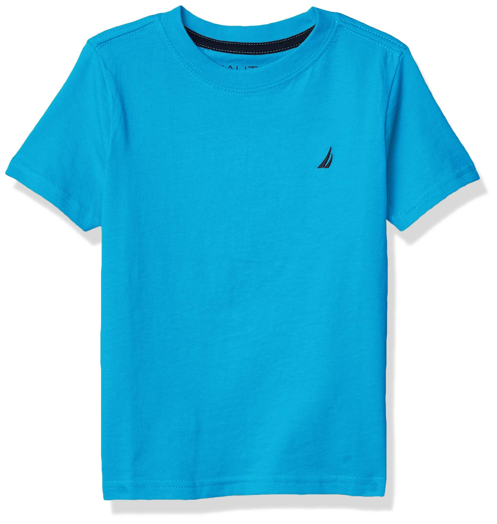 Nautica Boys' Short Sleeve Crew Neck T-Shirt - Classic Cotton Tee for Kids, Comfortable Casual Wear, Playdates & Outdoor Activities