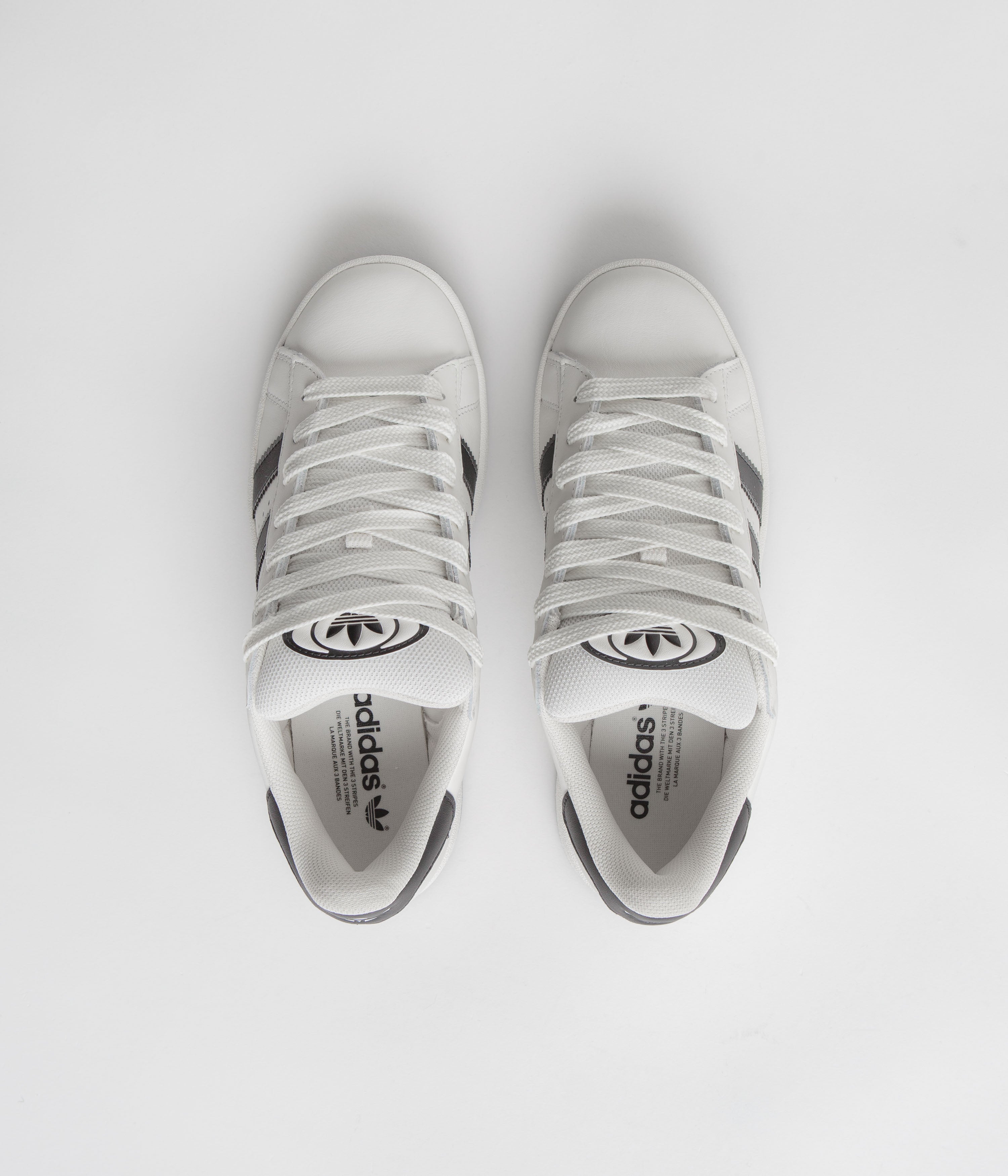Adidas Campus 00s Sneakers - Core White, Core Black & Off White | Retro Running Shoes for Men & Women | Perfect for Casual Wear, Street Style & Everyday Comfort