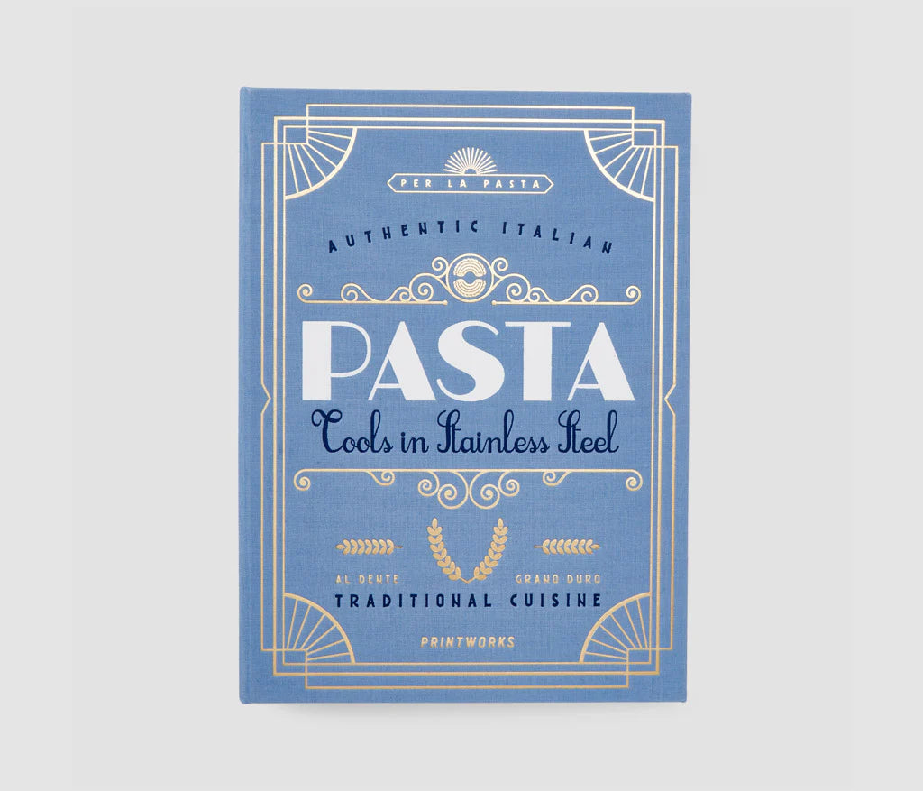 PRINTWORKS Essential Pasta Tools Set - Professional Kitchen Utensils for Cooking Italian Pasta at Home | Perfect for Spaghetti, Fettuccine & Lasagna Making