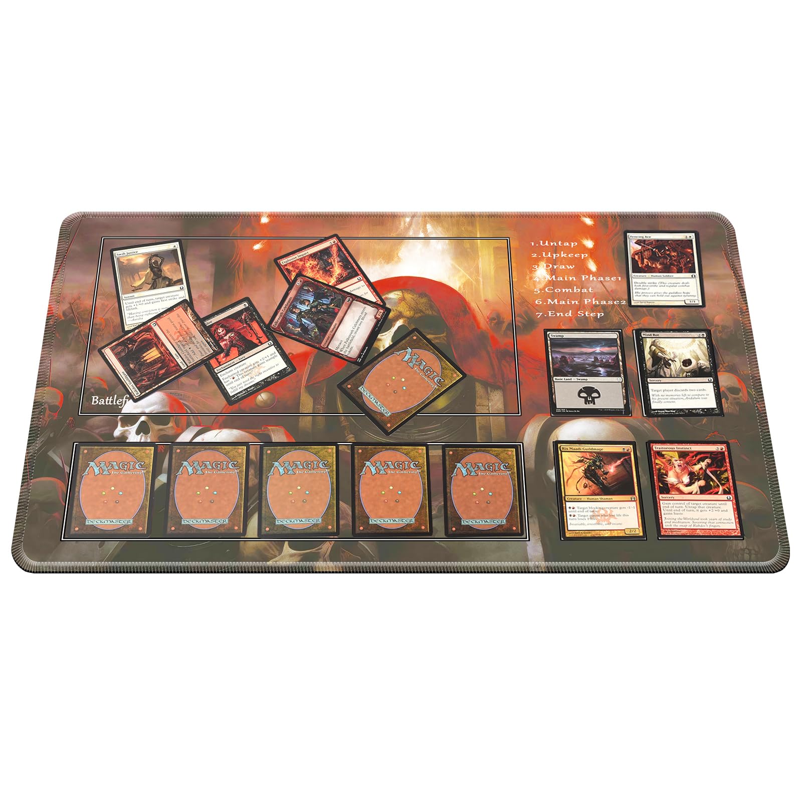 Premium MTG Playmat with Zones - 24