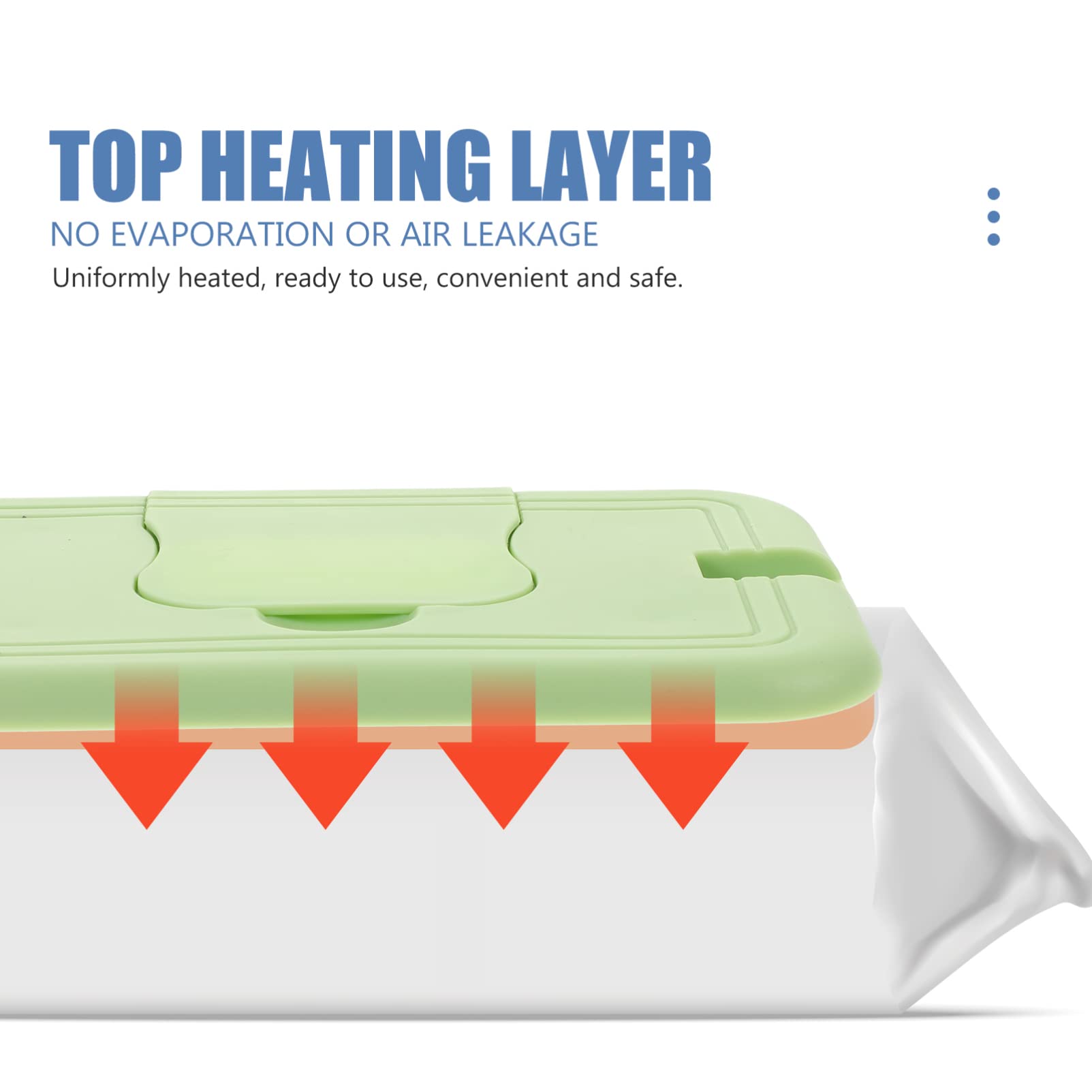 **Portable Baby Wipe Warmer for Newborns - Green | Soft & Gentle Heated Wipes for Diaper Changes at Home & Travel**