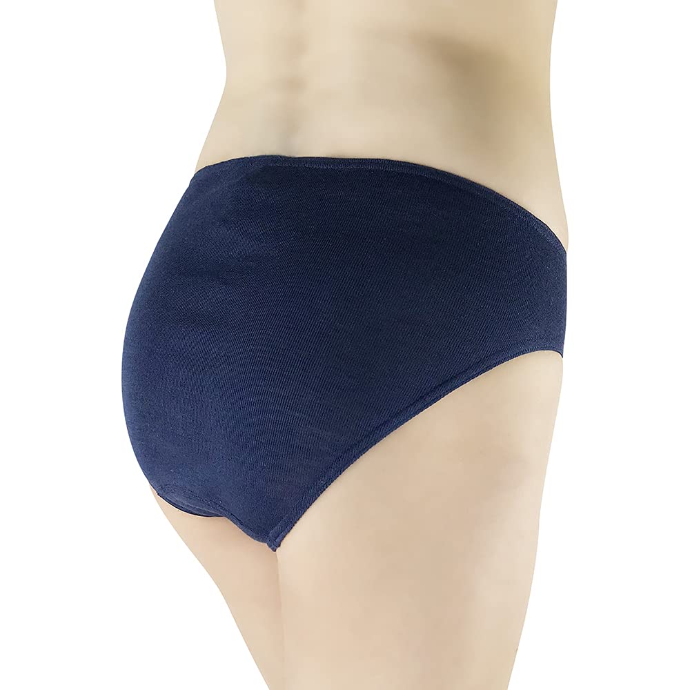 Women's Thermal Underwear - Organic Merino Wool & Mulberry Silk Blend Panties for Cold Weather - Perfect for Winter Hiking, Skiing & Outdoor Activities