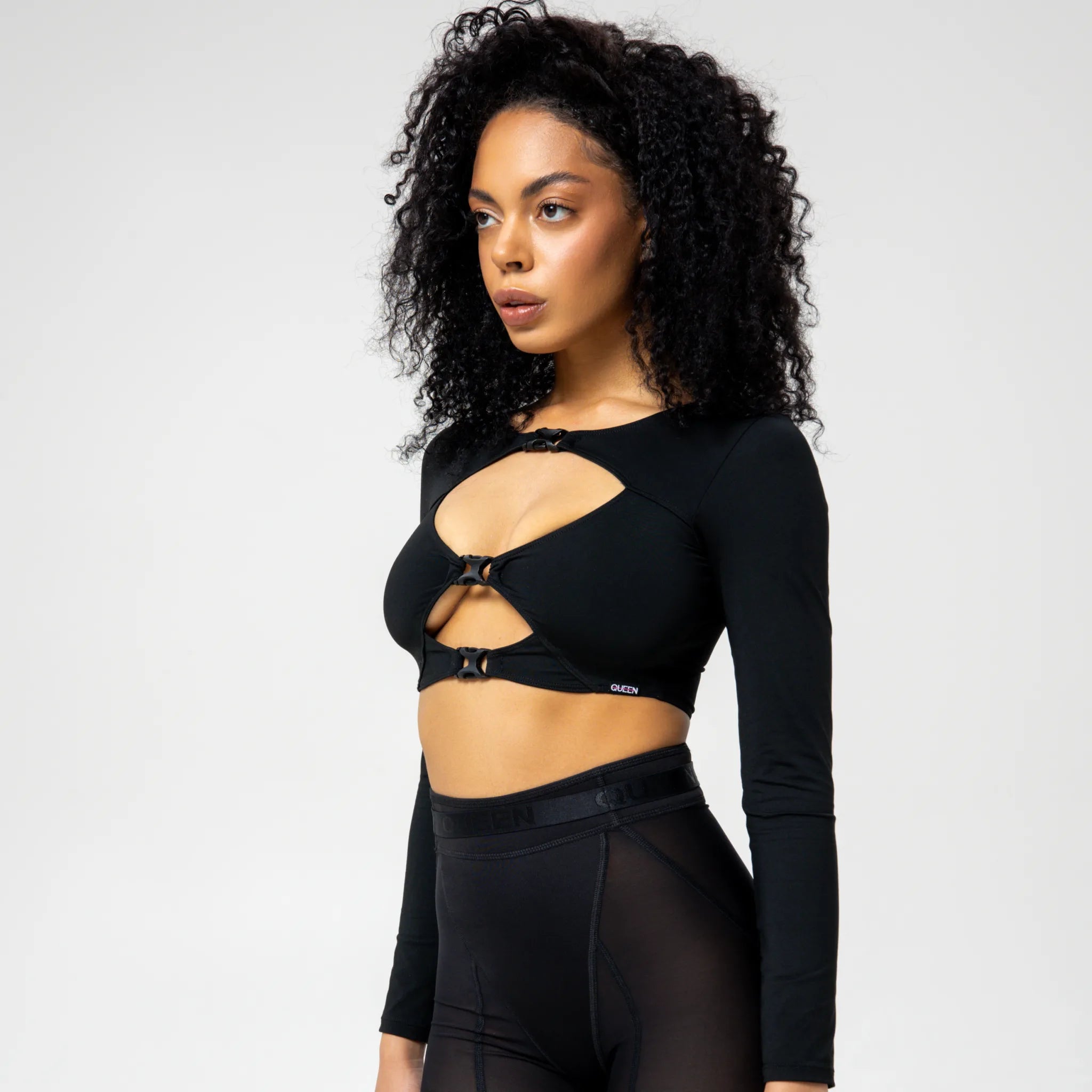Long Sleeve Tops for Women - Black Stretch Comfortable Casual Shirt | Perfect for Work, Office, and Everyday Wear