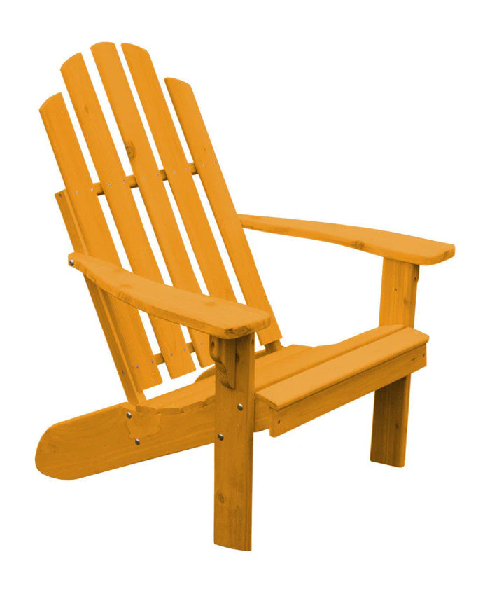 Regallion Kennebunk Adirondack Chair - Premium Outdoor Patio Furniture for Backyard, Garden & Poolside Relaxation - Weather-Resistant Comfortable Wooden Deck Chair