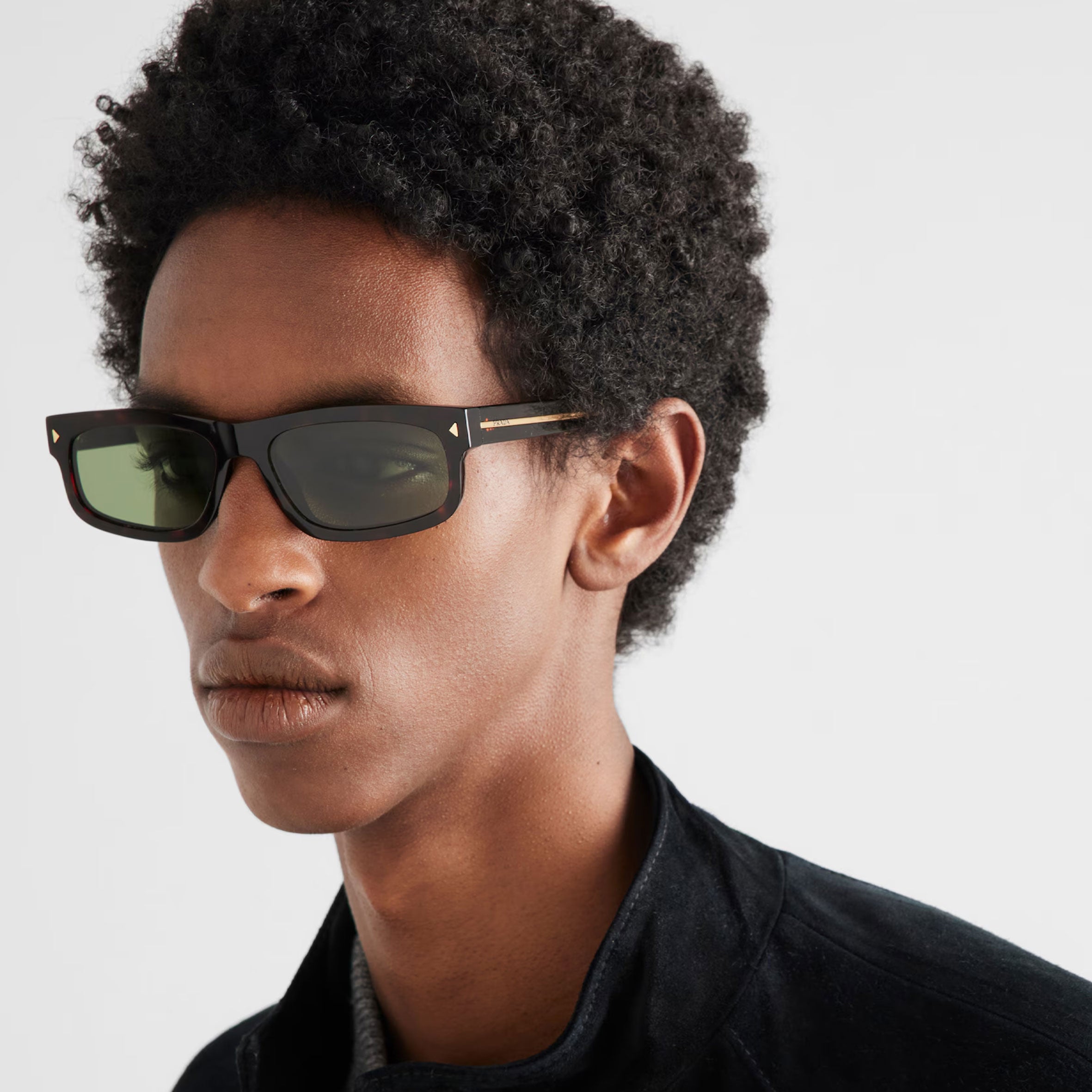 PRADA 0PR B11S Rivet Plaque Tortoise Shell Polarized Sunglasses - UV Protection, Luxury Fashion Accessory for Women & Men - Perfect for Driving, Beach & Outdoor Activities