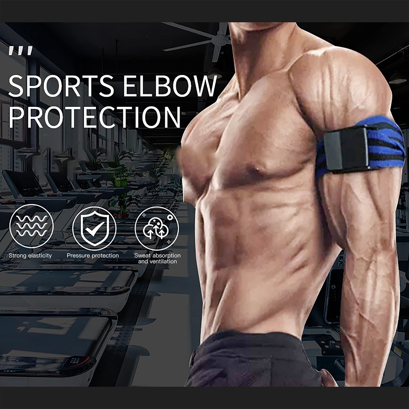2 Pack Blood Flow Restriction (BFR) Training Bands for Women & Men - Premium Fabric Resistance Bands for Glutes, Hips, Thighs & Squat Workouts - Ideal for Home Gym, Leg Day & Booty Building Exercises