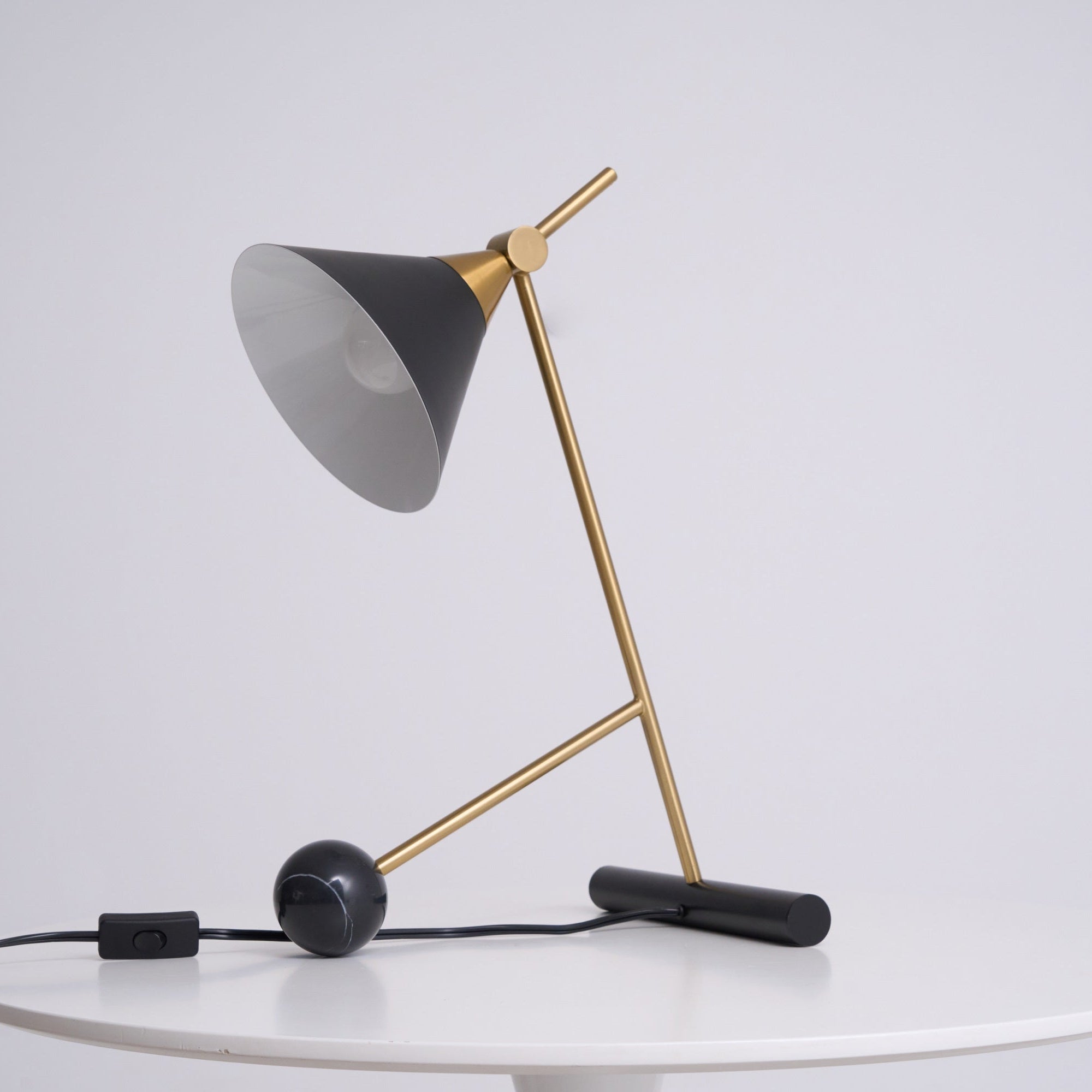 Cleo Table Lamp - Modern LED Desk Light with Adjustable Brightness for Home Office, Bedroom & Study Room - Perfect for Reading, Working & Decor