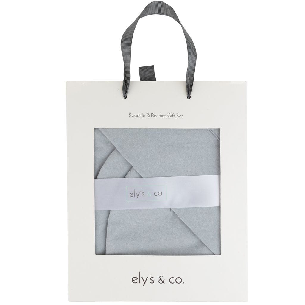 Ely's&Co. Jersey Cotton Swaddle Set - Soft Baby Swaddle Blankets for Newborns, Breathable & Stretchy for Comfortable Sleep, Perfect for Nursery, Travel & Photo Shoots