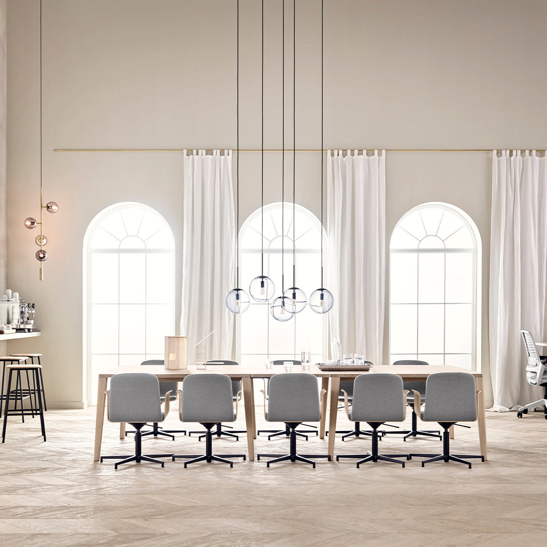 Elegant Large Dining Table - Perfect for Family Gatherings, Dinner Parties & Home Decor | Graceful Grand Table for Living Room & Dining Room