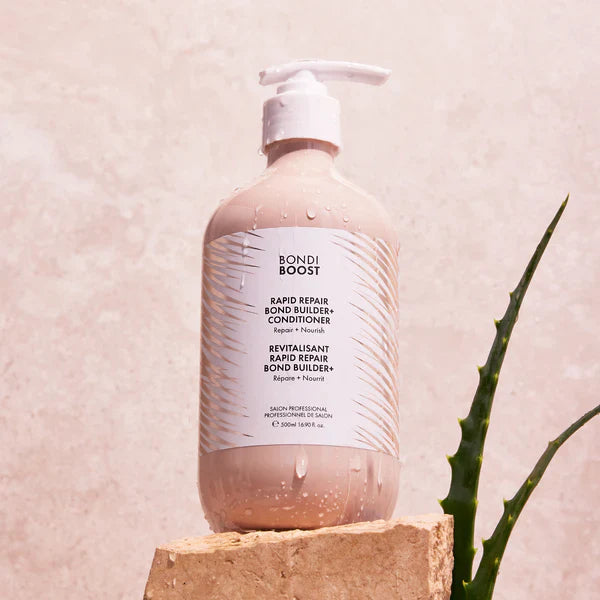 BondiBoost Rapid Repair Bond Builder+ Conditioner 300ml - Hair Repair Treatment for Damaged Hair - Salon Quality Deep Conditioning for Dry, Frizzy & Color-Treated Hair - Use After Shampoo for Smooth & Shiny Results