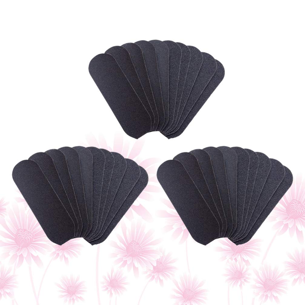 Exceart 50pcs Manicure Nail File Refills - Professional Dead Skin & Heel Sander Pedicure Tool Replacement for Home & Salon Nail Care