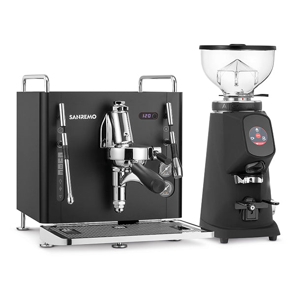 Sanremo Cube Espresso Machine & Coffee Grinder Combo - Professional Barista-Grade Equipment for Home & Cafe Use