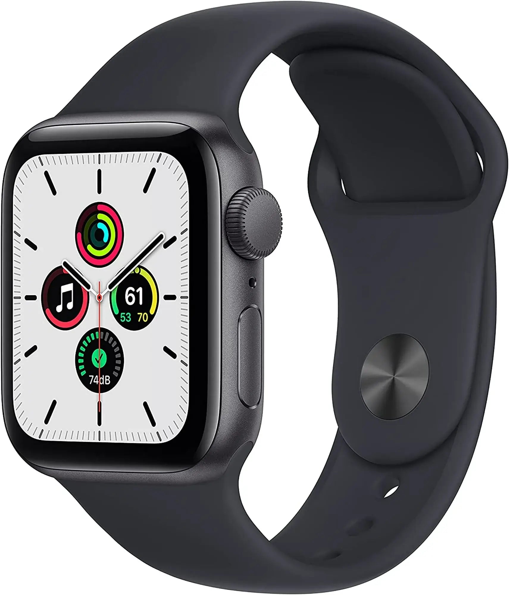 Refurbished Apple Watch SE GPS + Cellular 40mm Space Gray Aluminum Case - Smartwatch for Fitness Tracking & Notifications - Perfect for Running, Swimming & Daily Use (Charger Not Included)