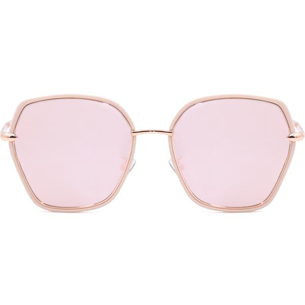 Maya Polarized Sunglasses Rose Gold - UV Protection, Lightweight & Stylish for Outdoor Activities, Driving, and Beach Vacations