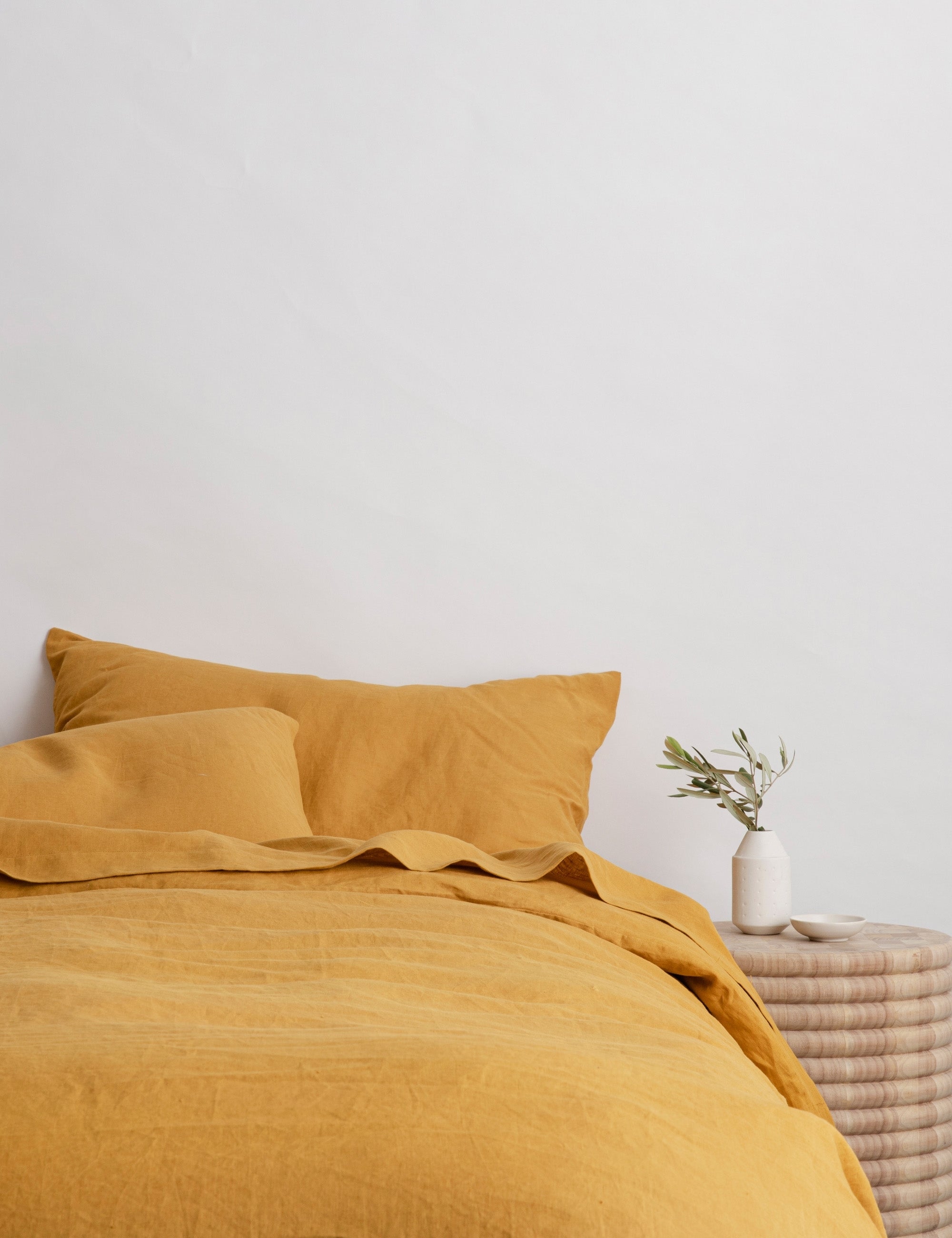 Premium European Flax Linen Flat Sheet Set by Cultiver - 100% Organic Breathable Bedding for All Seasons | Perfect for Master Bedrooms, Guest Rooms & Luxury Hotels