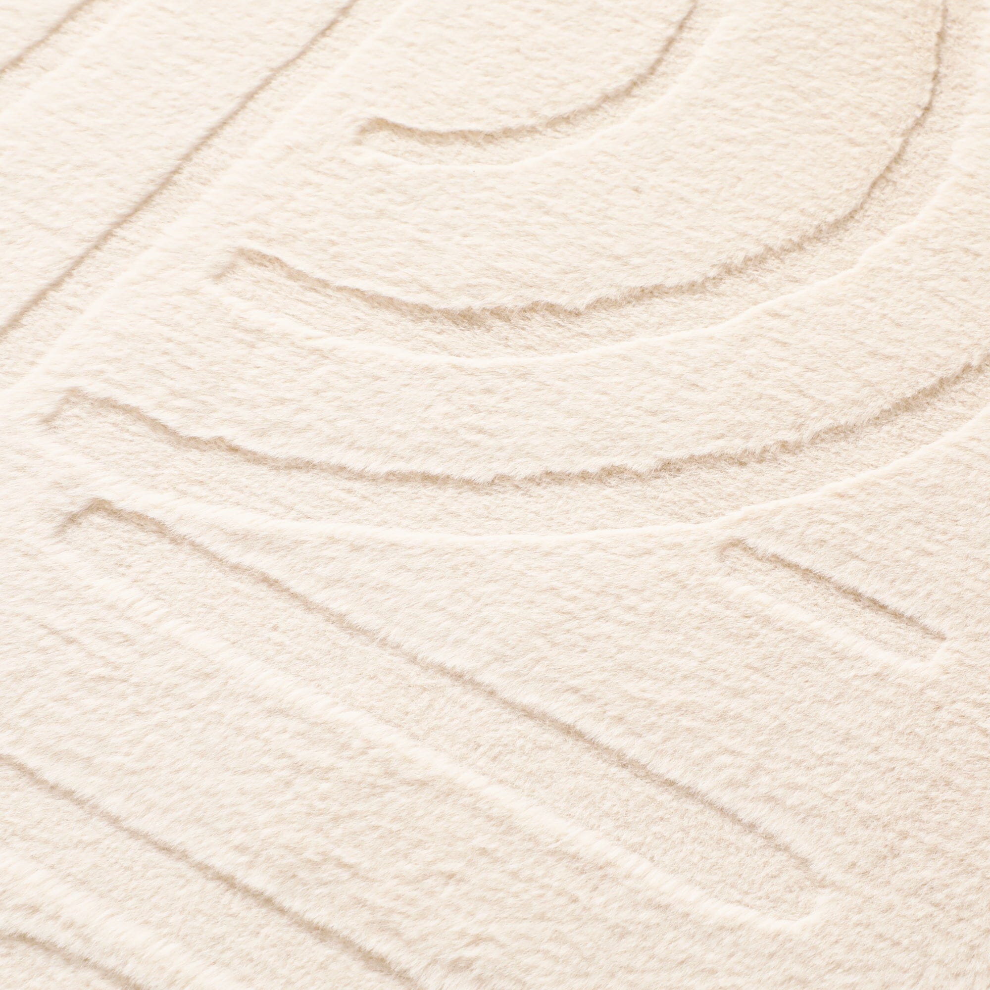 Premium Large 1900x1900 Ivory Arena Carpet Rug - Soft Plush Floor Mat for Living Room, Bedroom, and Office Decor