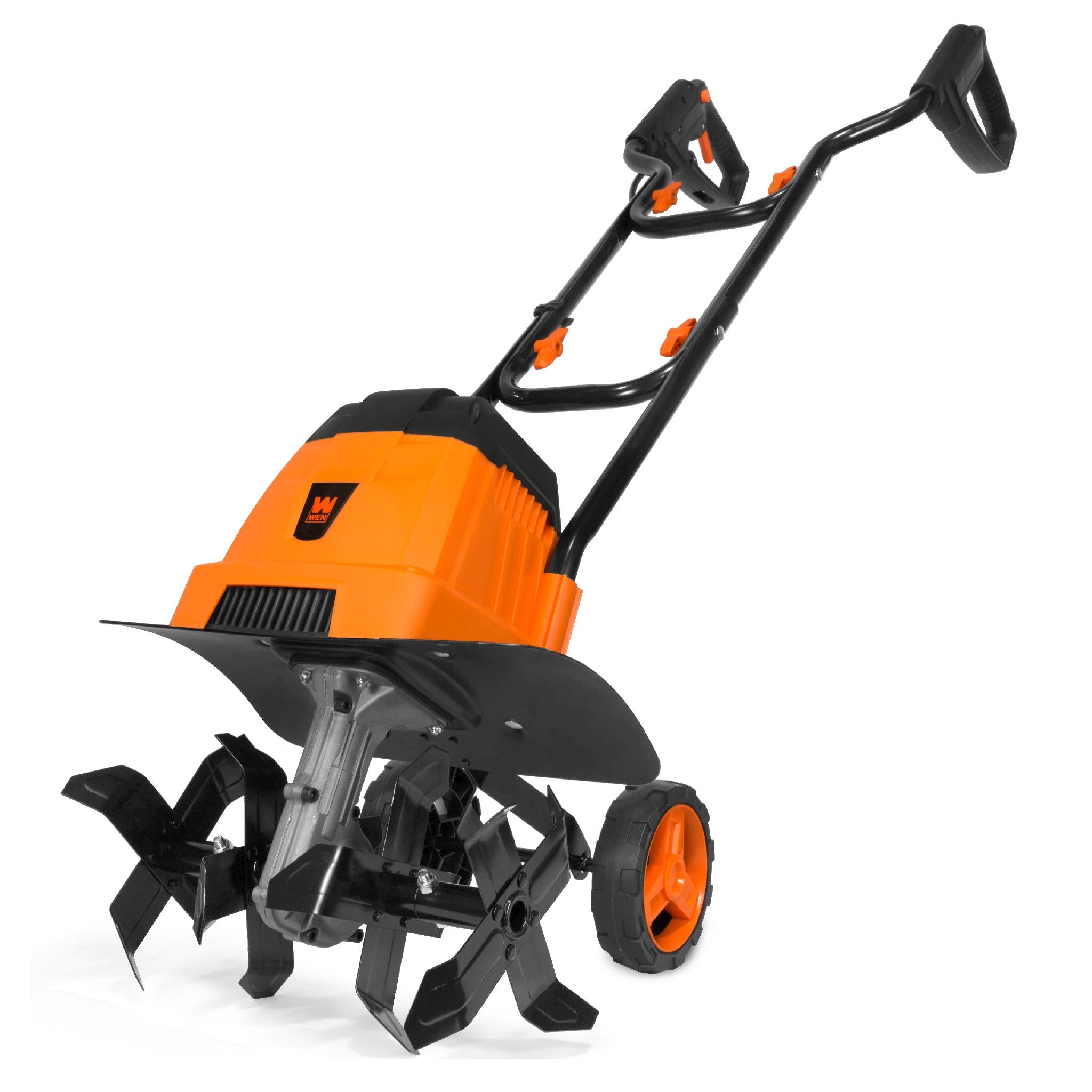 WEN TC0714 7 Amp 14.2 Inch Electric Tiller and Cultivator - Lightweight Garden Soil Cultivator for Flower Beds, Vegetable Gardens & Landscaping