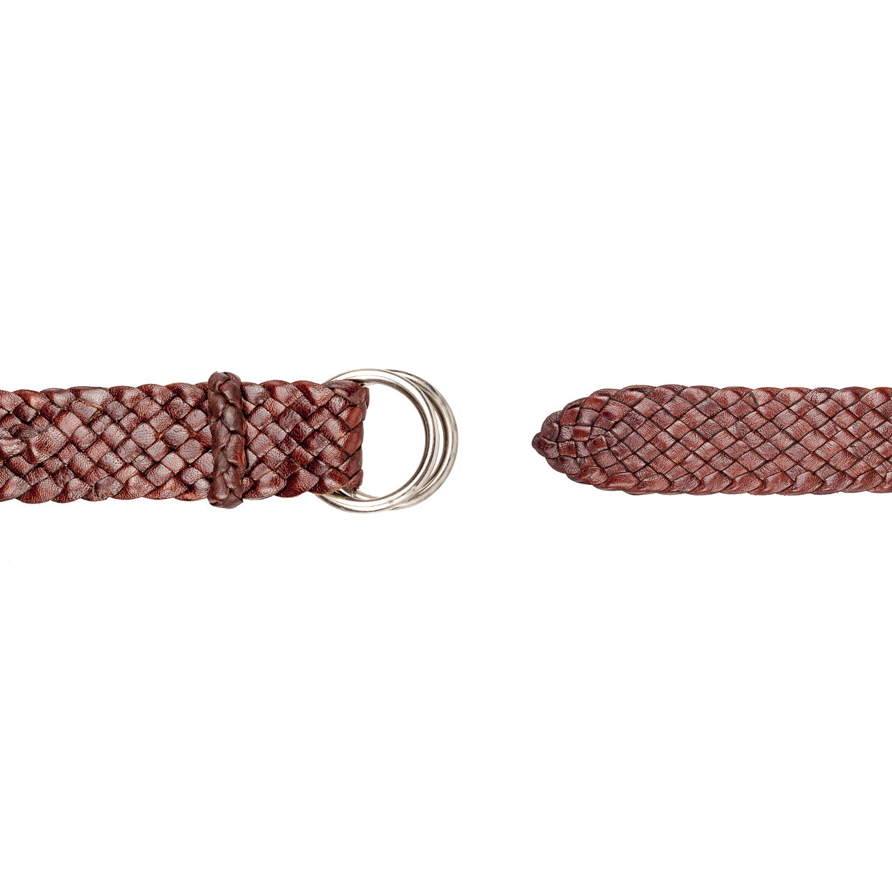 Croc Ridge Kangaroo Braided Men's Leather Belt - 35mm (1 3/8 Inch) Wide - Durable Dress Belt for Business Casual & Formal Wear