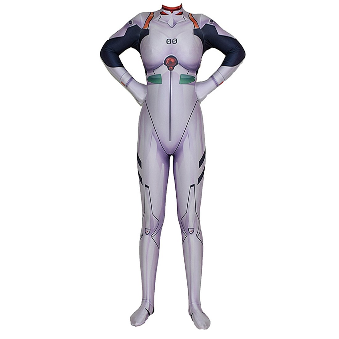 Women's Ayanami Rei Cosplay Bodysuit - Full Body Zentai Costume for Anime Conventions & Halloween Cosplay