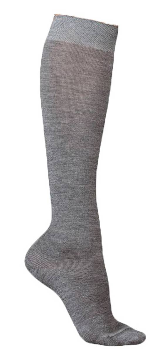 FALKE Women's Finest No.1 Cashmere Knee-High Socks - Light Grey Melange - Small Size | Ultra-Soft Winter Warmth for Home, Office & Outdoor Activities