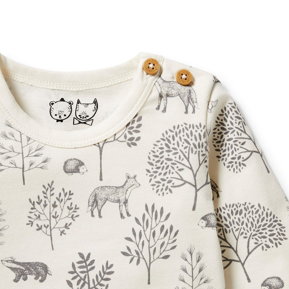 Woodland Organic Cotton T-Shirt for Women - Soft, Breathable & Eco-Friendly - Perfect for Casual Wear, Yoga & Outdoor Activities