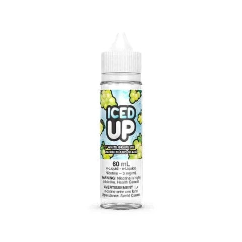 Premium White Grape Ice ICED UP E-Liquid 60mL - Refreshing Menthol Vape Juice for Pod Systems & Mods | Perfect for All-Day Vaping & Flavor Chasers (Alberta)