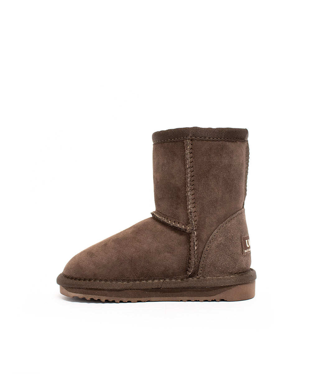 Kids UGG Classic Short Boots - Warm & Cozy Winter Boots for Boys & Girls - Perfect for Snow, School & Outdoor Activities