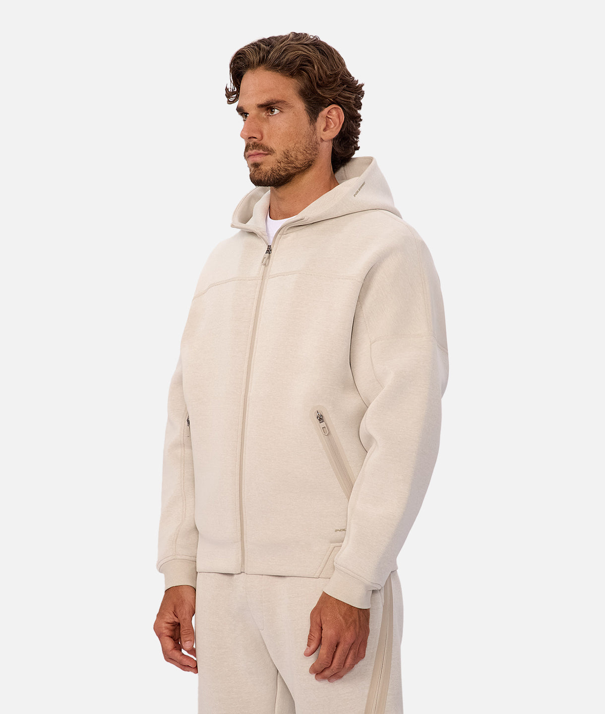 The Washington Zip Thru Hoodie - Stone Heather Color | Cozy & Stylish Pullover for Men & Women | Perfect for Outdoor Activities, Casual Wear & Layering