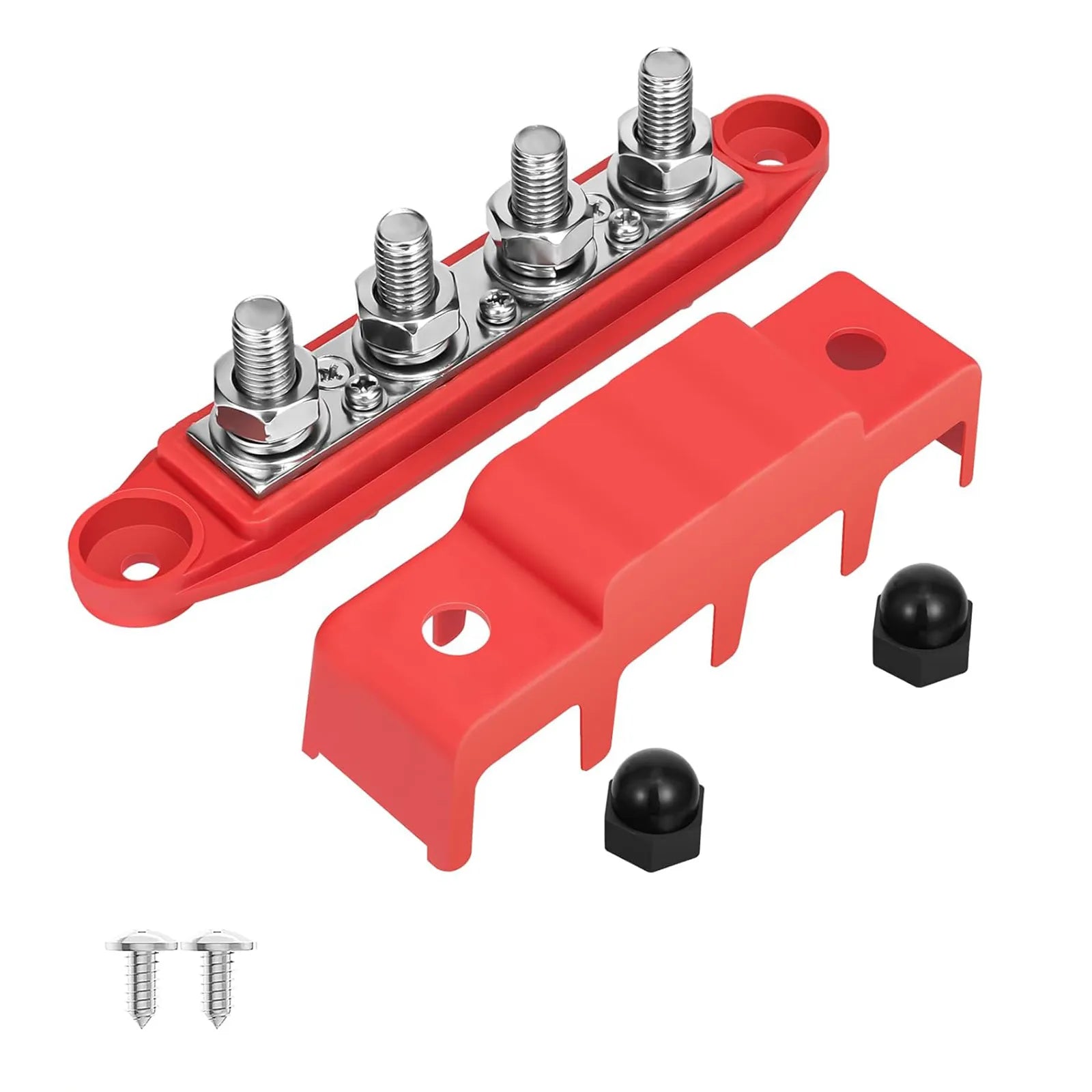 12V to 24V Battery Converter with M8 Stud Terminals - Heavy Duty DC Voltage Transformer for Trucks, RVs & Marine Applications - Power Your Off-Grid Adventures