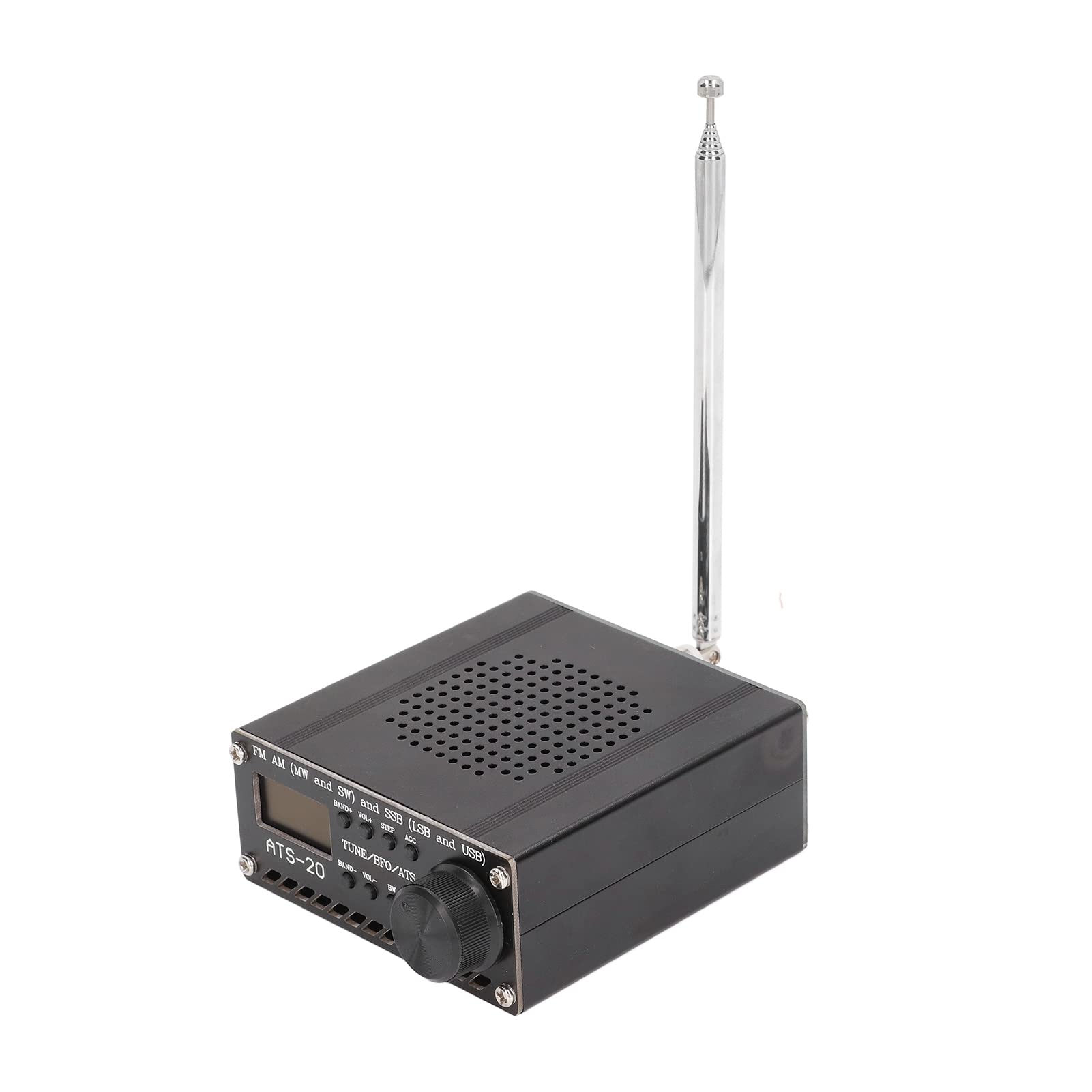 Full Band Radio Receiver - FM/MW/SW/SSB/LSB/USB Scanner with ATS & Antenna, Portable SI4732 for Outdoor Adventures, Emergency Preparedness, and Hobbyist Use