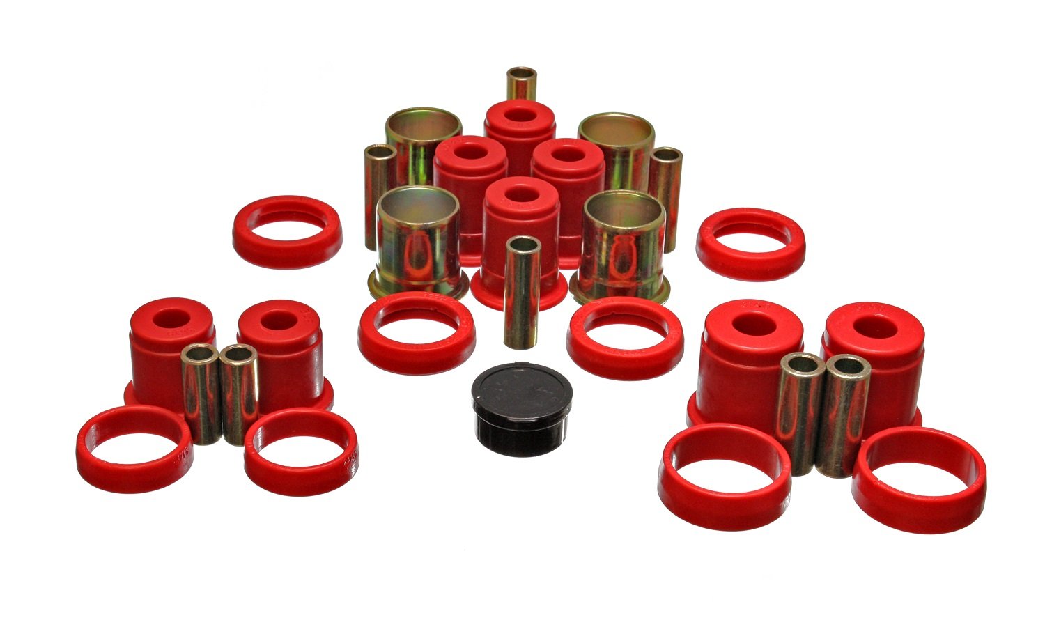 Energy Suspension 4.3120R Rear Control Arm Bushing Kit - High Performance Polyurethane Bushings for Improved Handling & Durability | Perfect for Off-Road, Racing & Daily Driving Vehicles