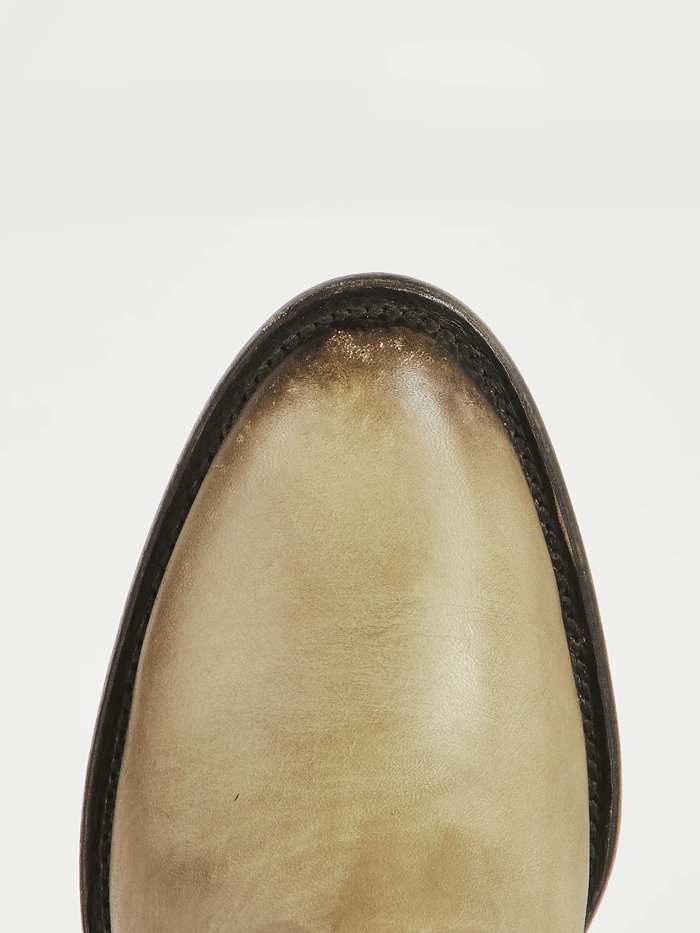 Lucchese M6011 Women's Karla Studded Bootie in Pearl Bone - Stylish Western Ankle Boots for Casual Outings & Country Events