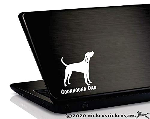 Redbone Coonhound Dad Vinyl Decal - Waterproof Sticker for Cars, Trucks, Laptops & Tablets | Perfect Gift for Dog Lovers & Hunting Enthusiasts | Great for Outdoor Adventures & Pet Decor