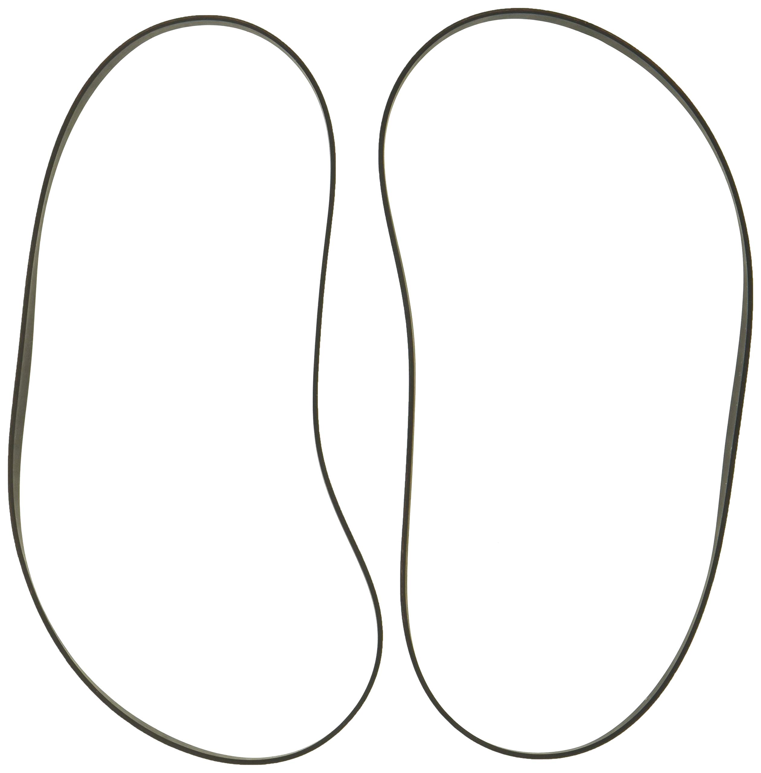 Hoover T-Series Flat Non-Stretch Vacuum Belt Replacement (Pack of 2) - Black AH20065 - Compatible with Hoover Vacuum Cleaner Models - Perfect for Home Cleaning & Maintenance