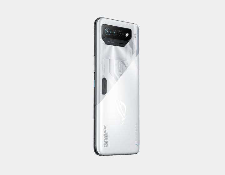 ASUS ROG Phone 7 AI2205 5G Gaming Smartphone - 256GB ROM 12GB RAM - GSM Unlocked (White) - Ultimate Mobile Gaming Performance for Esports & Streaming