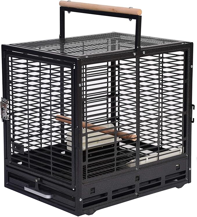 ZooPro Pet Travel Cage - Durable & Portable Dog & Cat Carrier for Airplane, Car & Vet Visits - Perfect for Small to Medium Pets