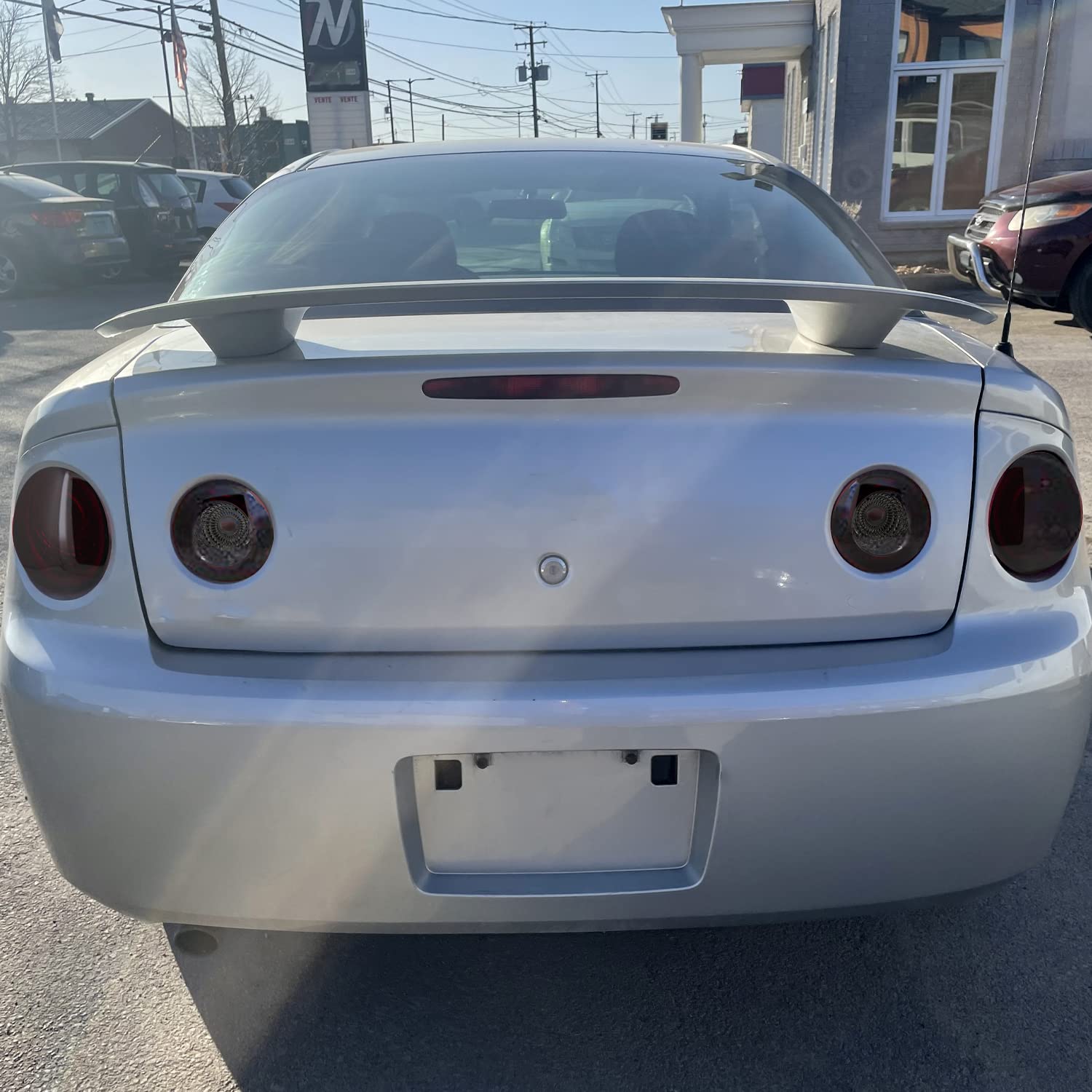 Spec-D Tuning Smoke Lens Tail Lights for 2005-2010 Chevy Cobalt 2 Door Coupe - Left & Right Pair Assembly - Enhance Style & Visibility for Night Driving & Car Shows
