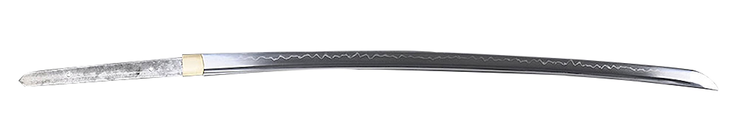 Hand Forged Samurai Katana Sword - 1080/1095 High Carbon Steel, Clay Tempered, Full Tang, Razor Sharp Blade with Wooden Scabbard - Perfect for Martial Arts Training, Cosplay, and Collectors Display