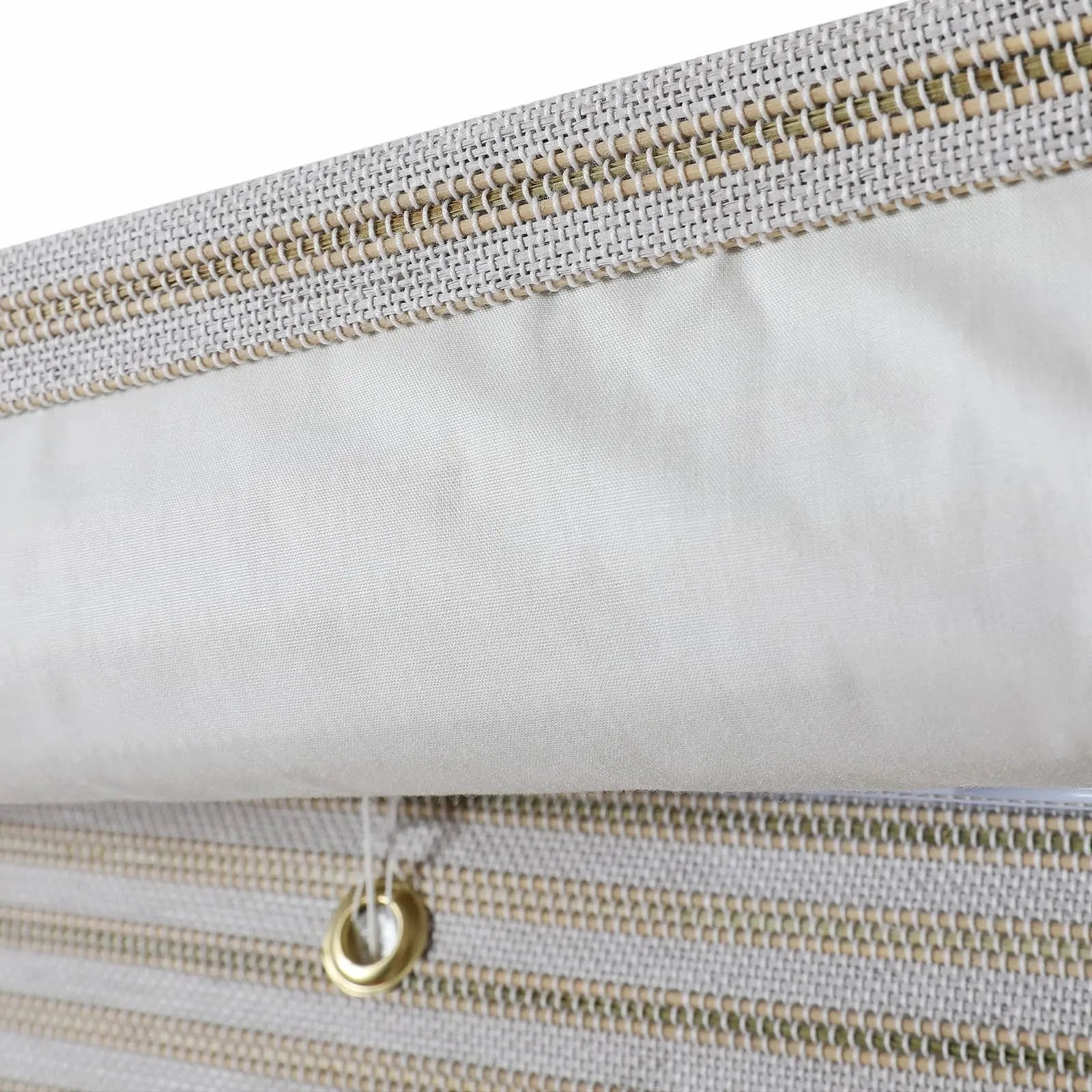 Natural Bamboo Woven Window Shade - Birch White | Eco-Friendly Roller Blind for Living Room, Bedroom & Office