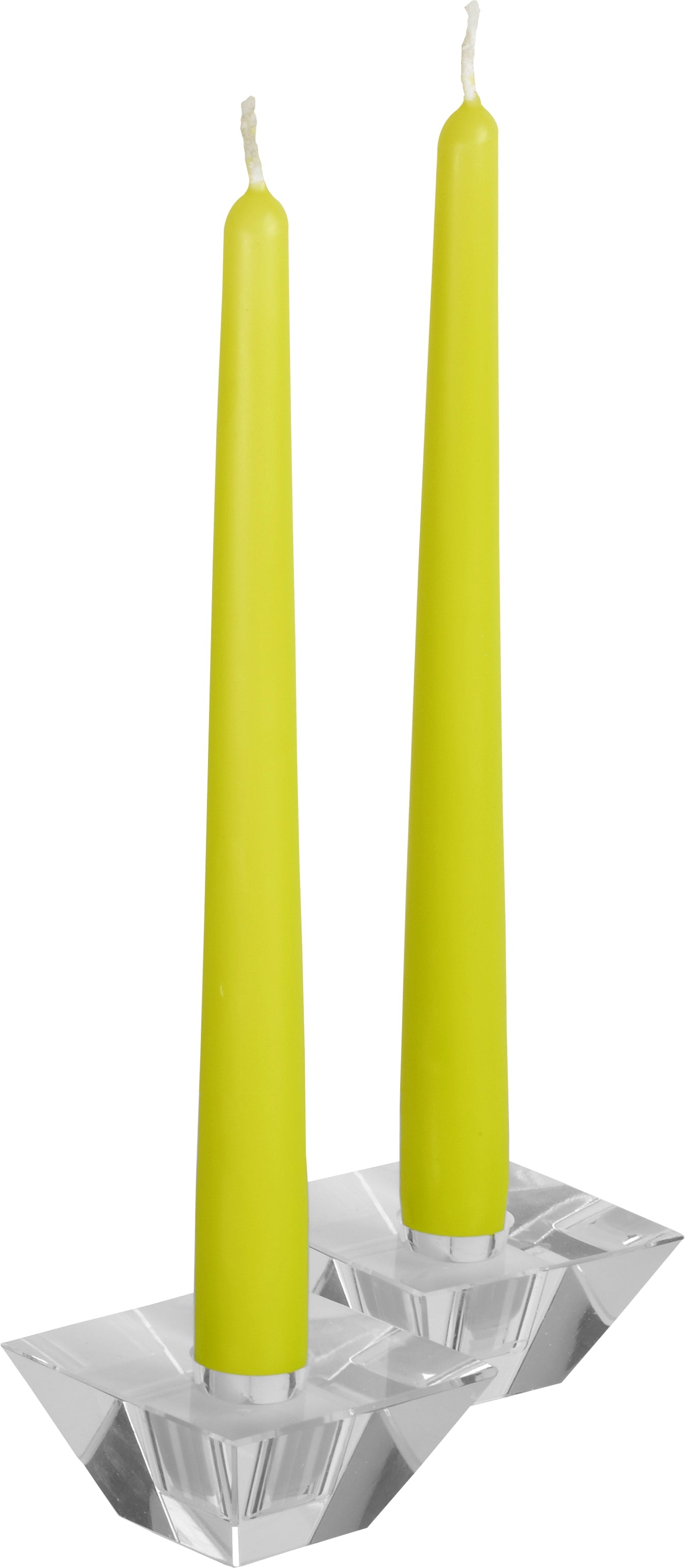 12 Inch Lime Green Taper Candles for Weddings, Parties & Home Decor - Long-Lasting Dripless Premium Wax Candles (Set of 6)