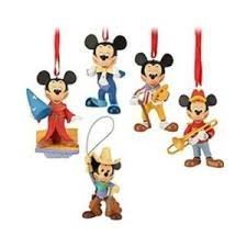 Disney Mickey Mouse Club 5-Piece Christmas Ornament Set - Holiday Decor for Tree, Home & Party (Mickey & Friends Collection)