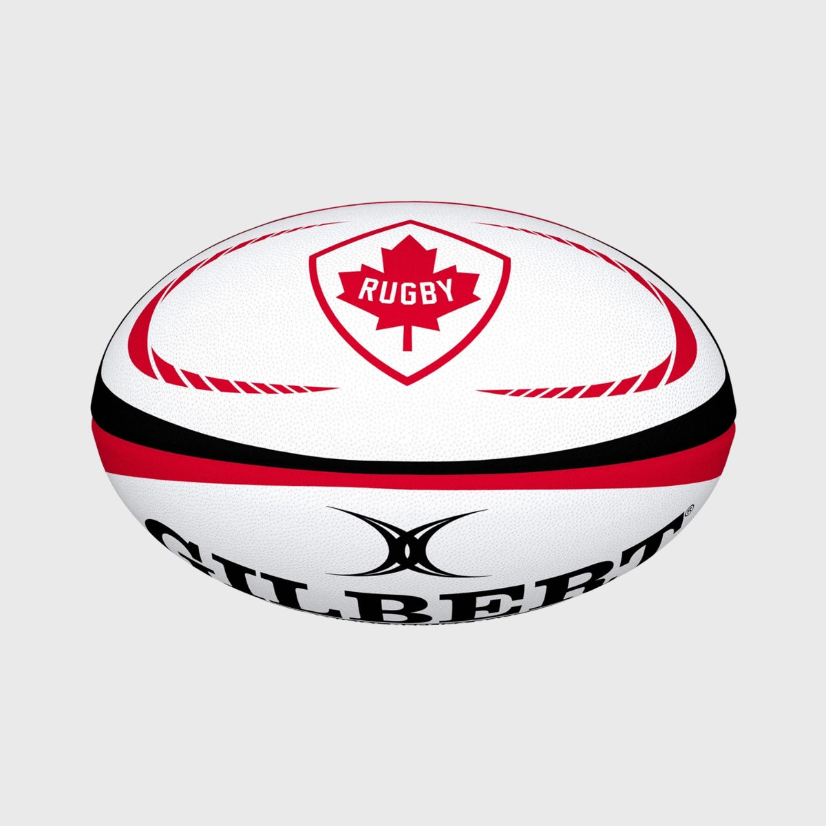 Gilbert Canada Mini Replica Rugby Ball - Official Size 3 Training Ball for Kids & Adults - Perfect for Rugby Practice, Collectibles & Sports Decor