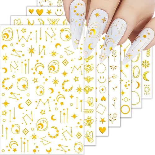 08 Nail Stickers Decals Set