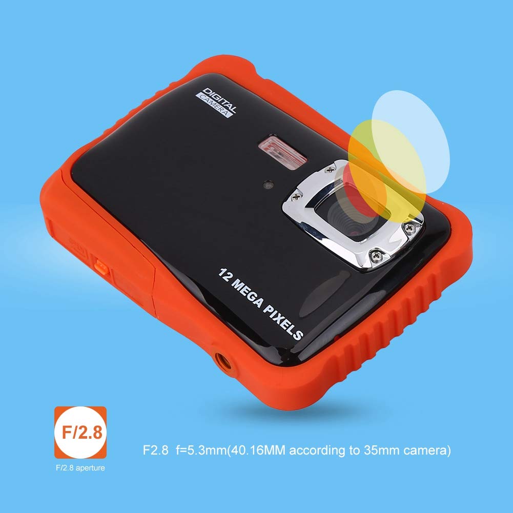 Waterproof Kids Digital Camera 1080P HD - 2.0 Inch Screen Underwater Camera for Children Ages 3-14 - 3M/10FT Waterproof & Dustproof - Perfect for Swimming, Beach, Pool & Outdoor Adventures