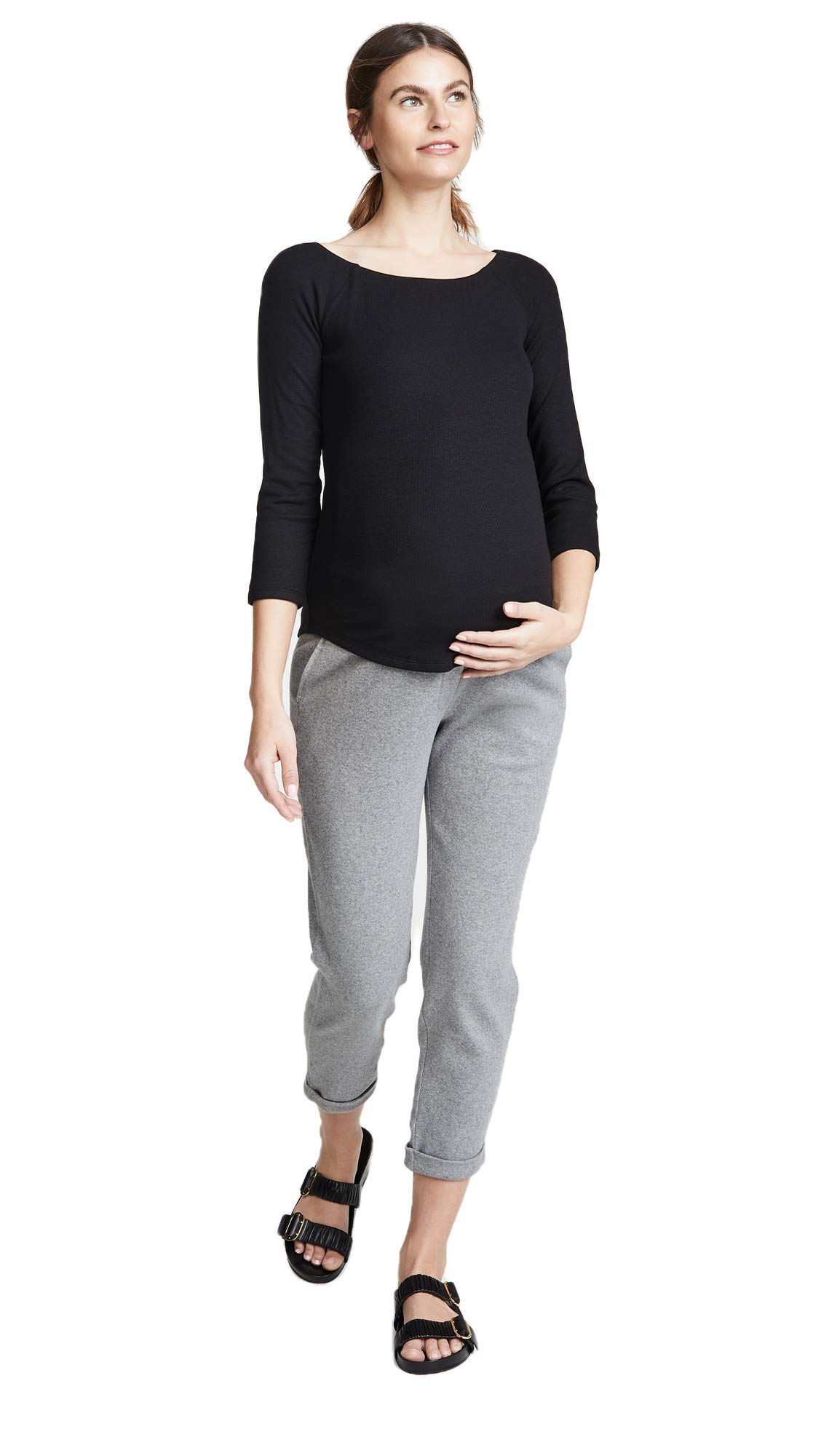 Hatch Women's Straight Leg Jeans - High Waist Stretch Denim Pants for Casual & Office Wear