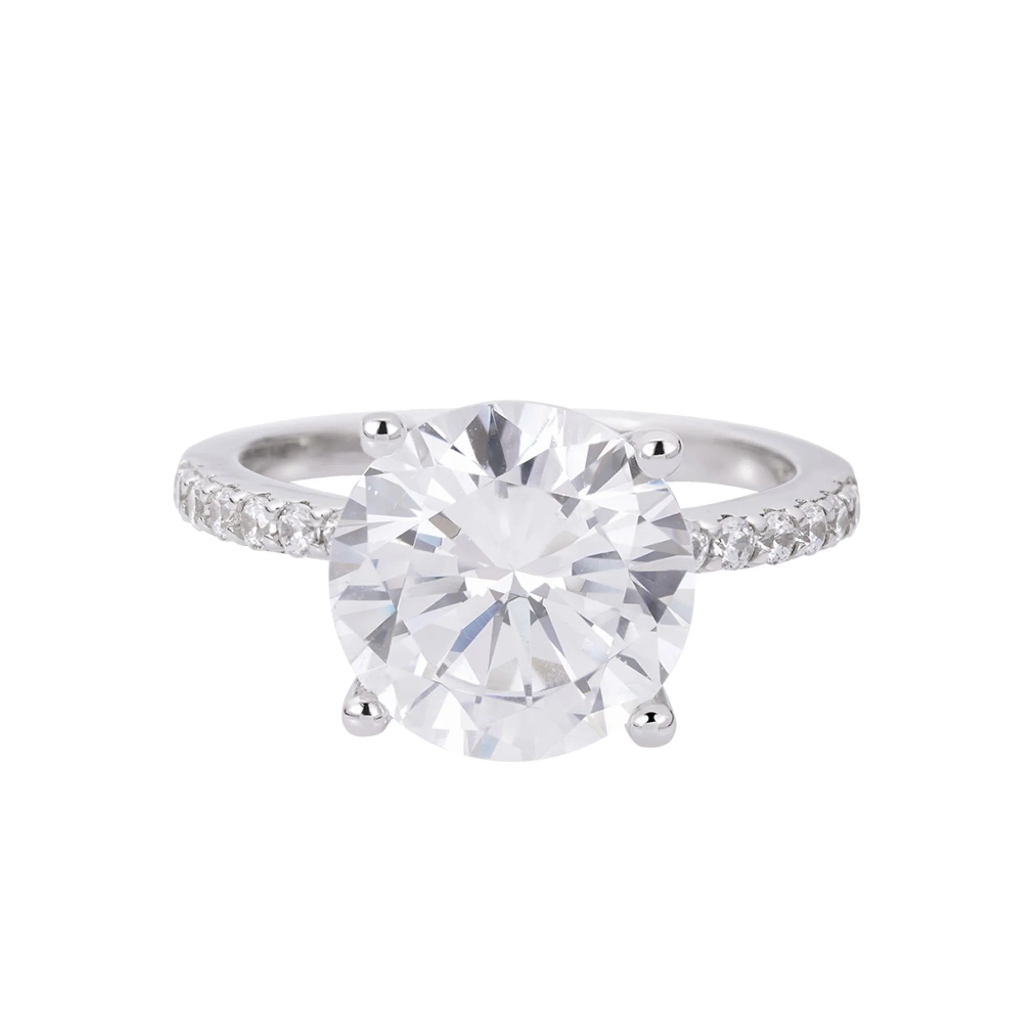 1.5ct Moissanite Solitaire Engagement Ring for Women - 925 Sterling Silver Wedding Band - Perfect for Proposals, Anniversaries & Bridal Jewelry
