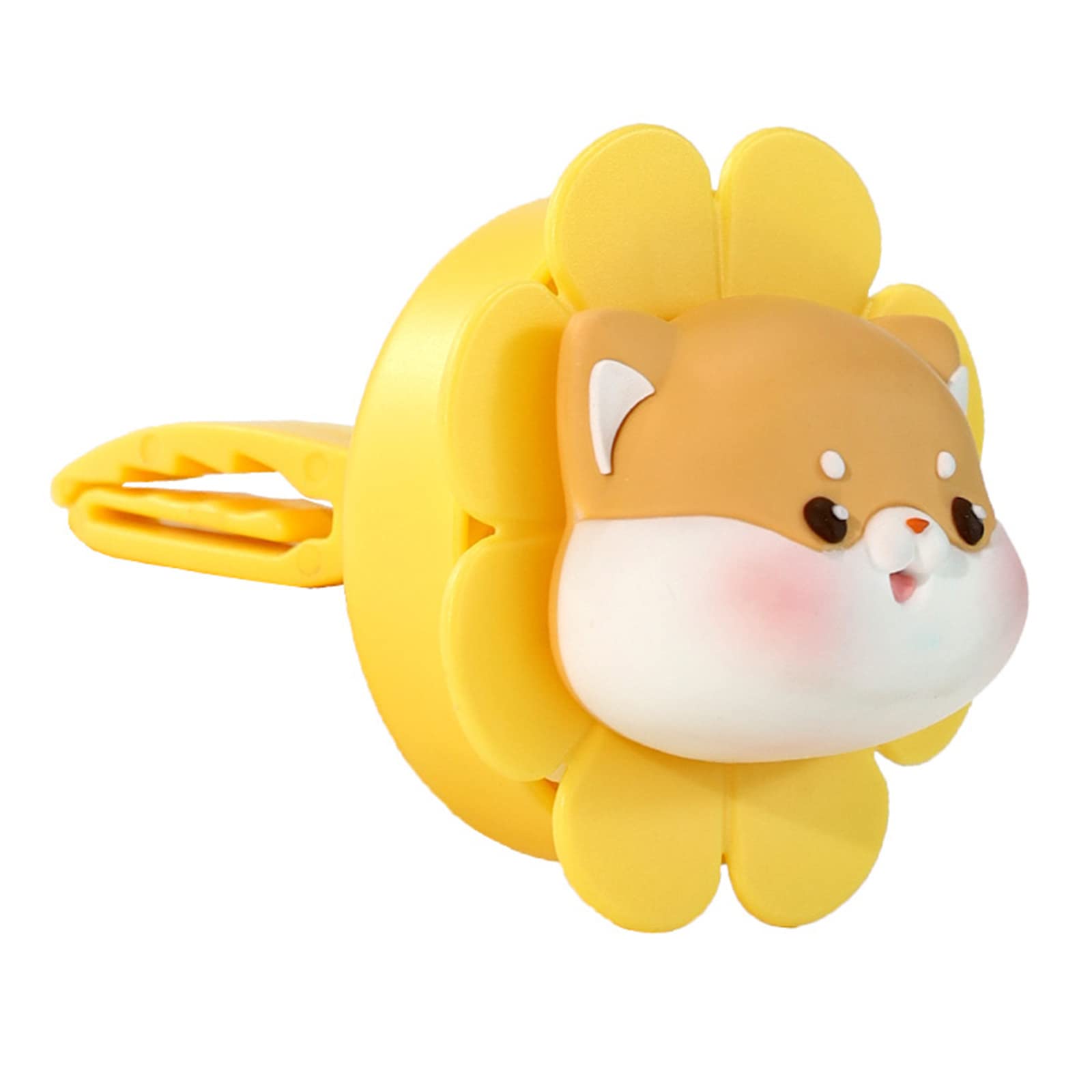 Cute Animal Flower Car Aromatherapy Diffuser - Rotating Fan Air Freshener for Cars | Car Perfume Decor & Essential Oil Diffuser | Perfect for Road Trips, Office Commute & Gifts