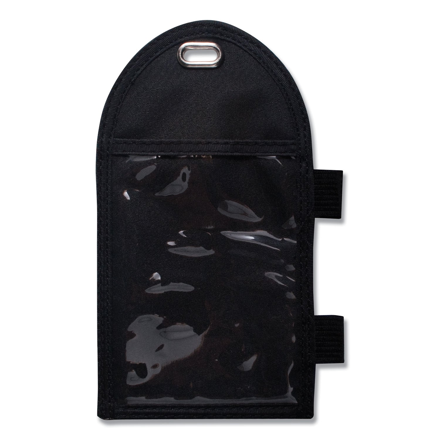 Vertical Black Badge Holder with Pen Loop - 3.25 x 6 Inch ID Card Holder, 2.75 x 3.5 Inch Insert Size, 12 Pack/Box - Perfect for Office, School, Events & Conferences